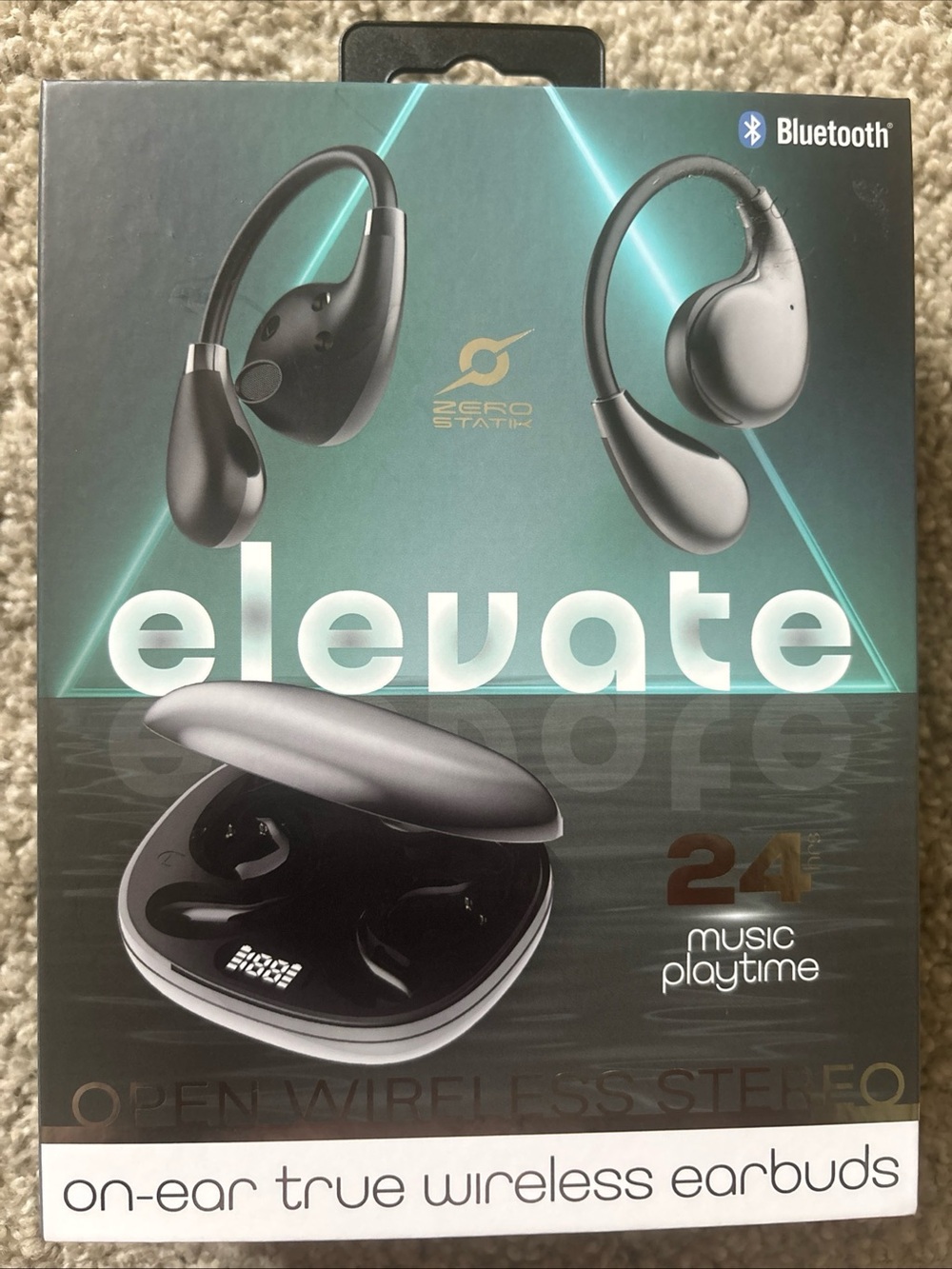 Elevate On-Ear True Wireless Earbuds - Gray